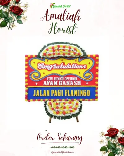 Bunga Papan Congratulation di Sungai Tiung